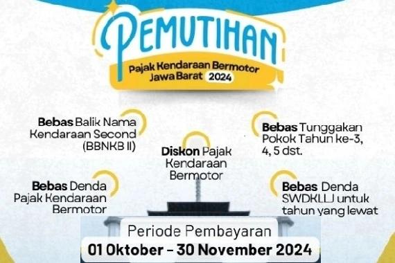 Pemutihan Pajak Kendaraan Jawa Barat 2024